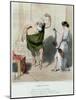 Socrates Visiting Aspasia-Honore Daumier-Mounted Giclee Print