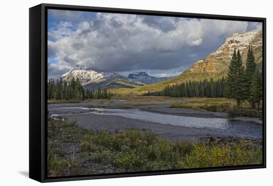 Soda Butte Creek Scenery (Yellowstone)-Galloimages Online-Framed Stretched Canvas