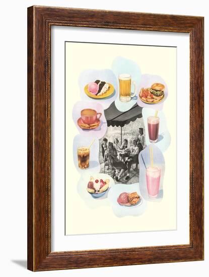 Soda Fountain Fare-null-Framed Art Print