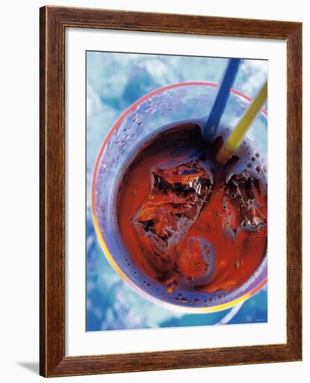 Soda in Glass with Ice-Martina Urban-Framed Photographic Print