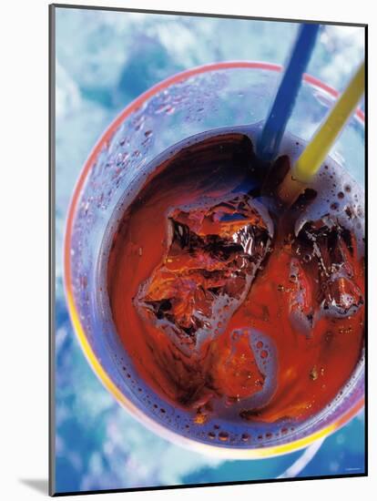 Soda in Glass with Ice-Martina Urban-Mounted Photographic Print