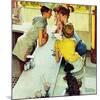 "Soda Jerk", August 22,1953-Norman Rockwell-Mounted Giclee Print