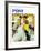 "Soda Jerk" Saturday Evening Post Cover, August 22,1953-Norman Rockwell-Framed Giclee Print