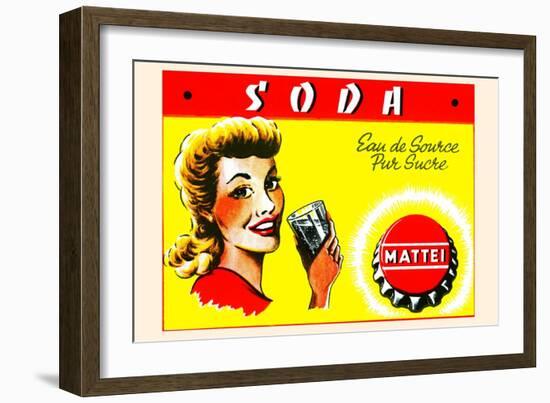 Soda Mattei-null-Framed Art Print