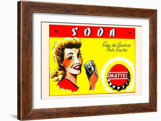 Soda Mattei-null-Framed Art Print