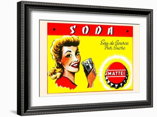 Soda Mattei-null-Framed Art Print