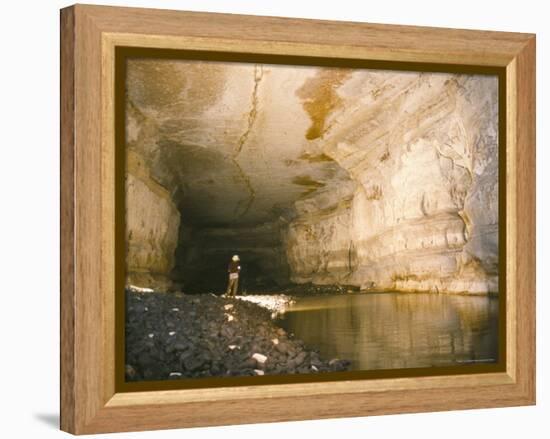 Sof Omar Cave, Main Gallery of River Web, Southern Highlands, Ethiopia, Africa-Tony Waltham-Framed Premier Image Canvas