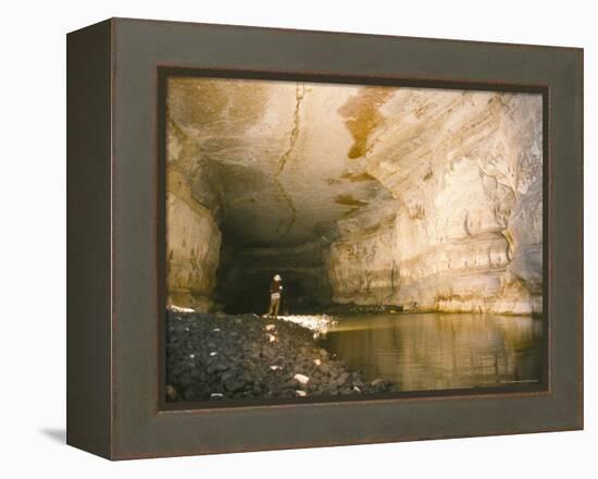 Sof Omar Cave, Main Gallery of River Web, Southern Highlands, Ethiopia, Africa-Tony Waltham-Framed Premier Image Canvas