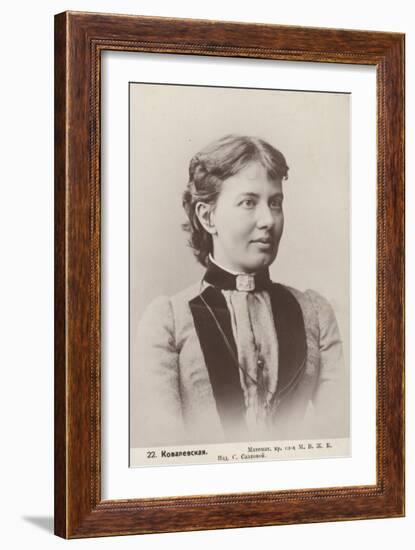 Sofia Kovalevskaya, Russian Mathematician-null-Framed Photographic Print