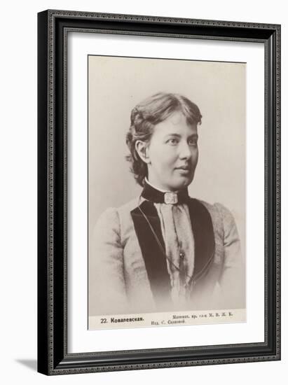 Sofia Kovalevskaya, Russian Mathematician-null-Framed Photographic Print