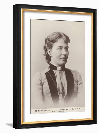 Sofia Kovalevskaya, Russian Mathematician-null-Framed Photographic Print