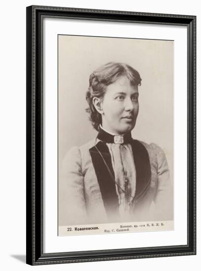 Sofia Kovalevskaya, Russian Mathematician-null-Framed Photographic Print