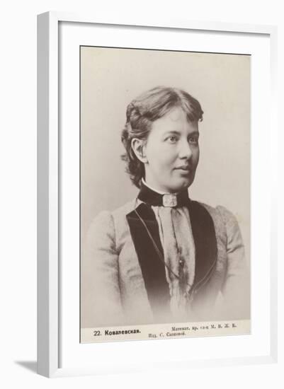 Sofia Kovalevskaya, Russian Mathematician-null-Framed Photographic Print