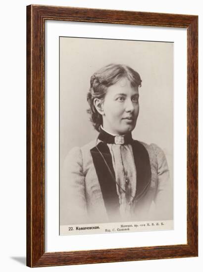 Sofia Kovalevskaya, Russian Mathematician-null-Framed Photographic Print