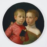 Two Sisters and a Brother of the Artist-Sofonisba Anguissola-Giclee Print