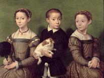Two Sisters and a Brother of the Artist-Sofonisba Anguissola-Giclee Print