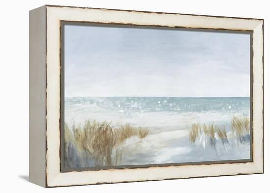 Soft Beach-Asia Jensen-Framed Stretched Canvas