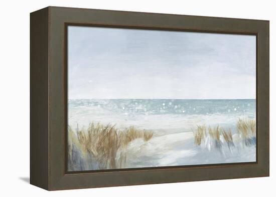 Soft Beach-Asia Jensen-Framed Stretched Canvas