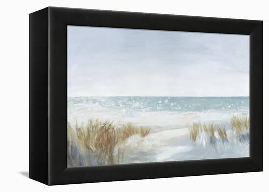 Soft Beach-Asia Jensen-Framed Stretched Canvas