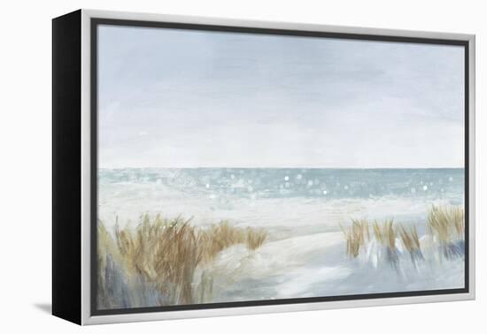 Soft Beach-Asia Jensen-Framed Stretched Canvas