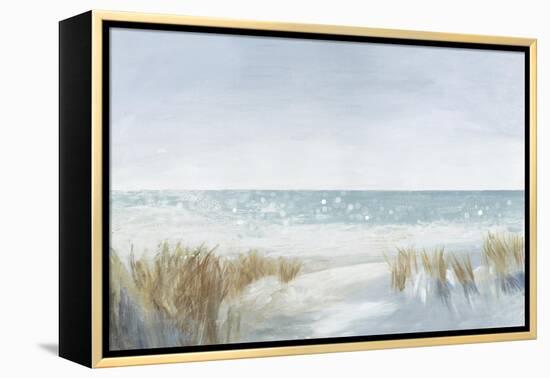 Soft Beach-Asia Jensen-Framed Stretched Canvas