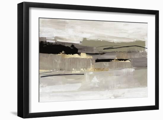 Soft Beige Brushwork-Tom Reeves-Framed Art Print