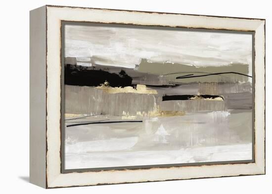 Soft Beige Brushwork-Tom Reeves-Framed Stretched Canvas