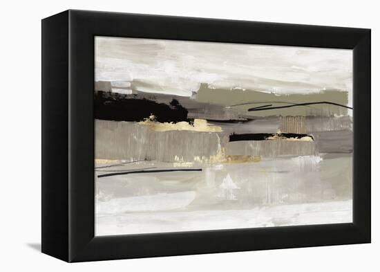 Soft Beige Brushwork-Tom Reeves-Framed Stretched Canvas