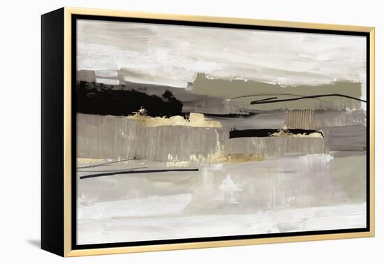 Soft Beige Brushwork-Tom Reeves-Framed Stretched Canvas