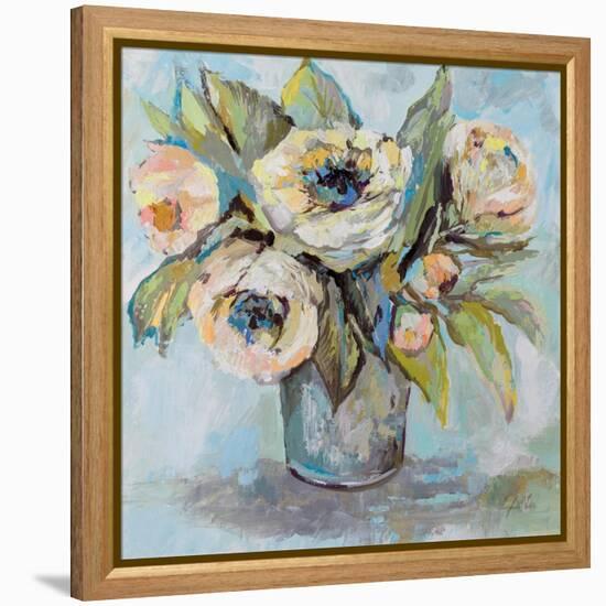 Soft Blooms-Jeanette Vertentes-Framed Stretched Canvas