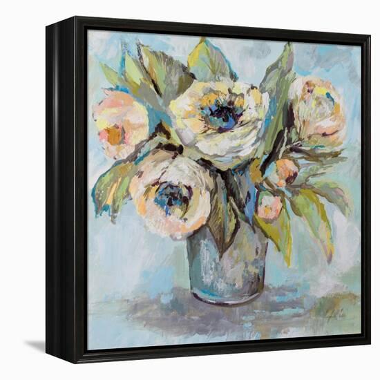 Soft Blooms-Jeanette Vertentes-Framed Stretched Canvas