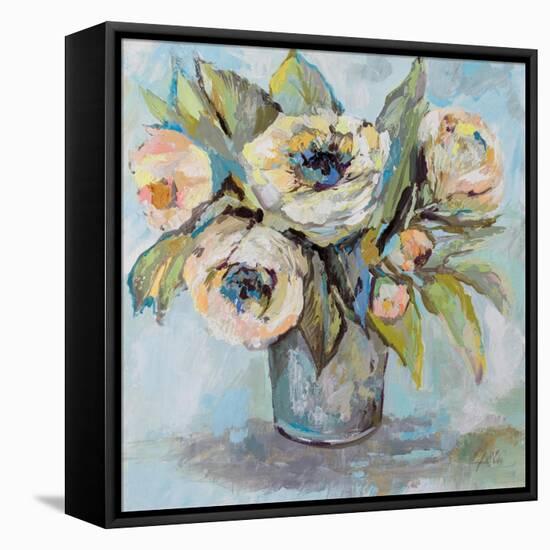 Soft Blooms-Jeanette Vertentes-Framed Stretched Canvas