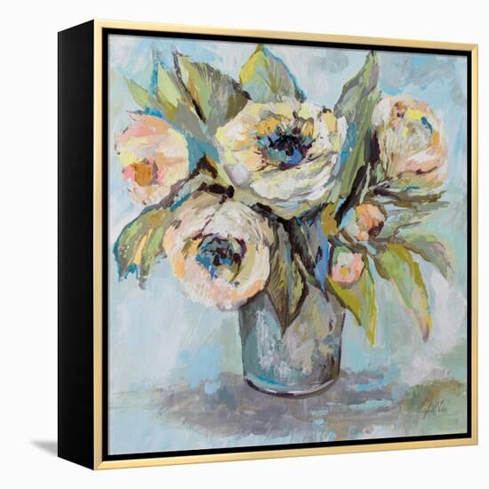 Soft Blooms-Jeanette Vertentes-Framed Stretched Canvas