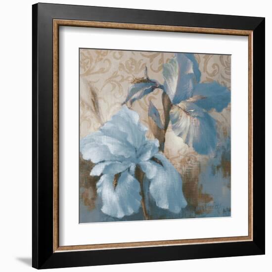 Soft Blue Blooms I-Lanie Loreth-Framed Art Print