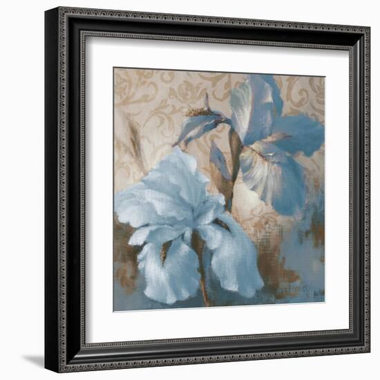 Soft Blue Blooms I-Lanie Loreth-Framed Art Print