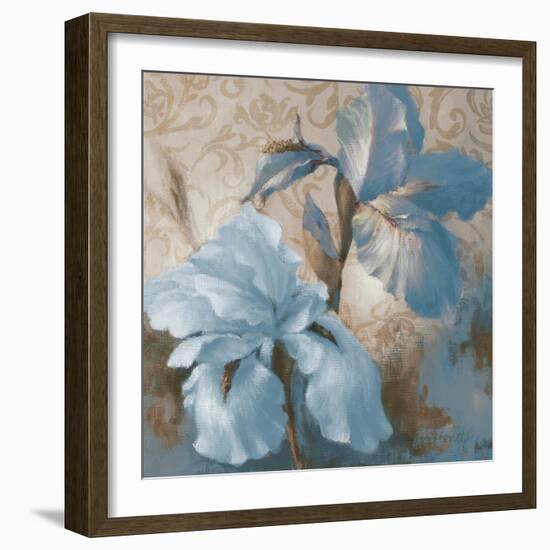 Soft Blue Blooms I-Lanie Loreth-Framed Art Print