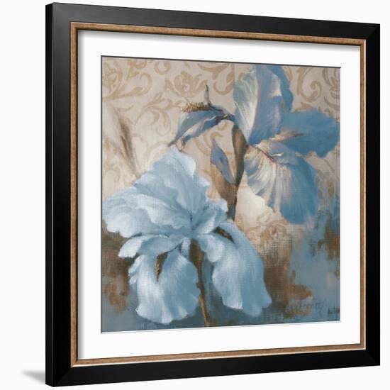 Soft Blue Blooms I-Lanie Loreth-Framed Art Print