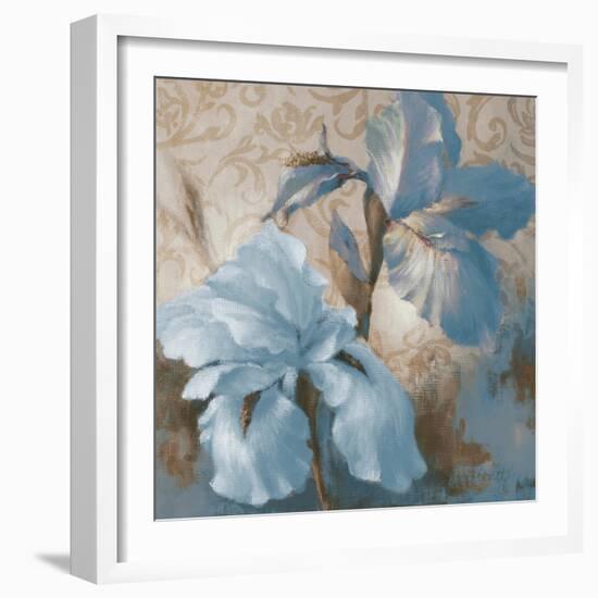 Soft Blue Blooms I-Lanie Loreth-Framed Art Print