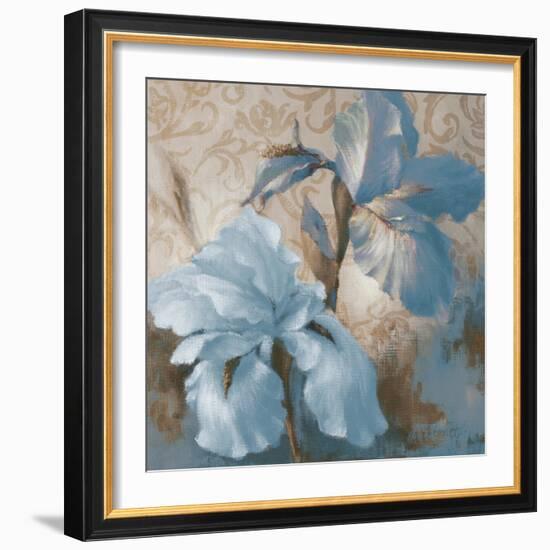 Soft Blue Blooms I-Lanie Loreth-Framed Art Print