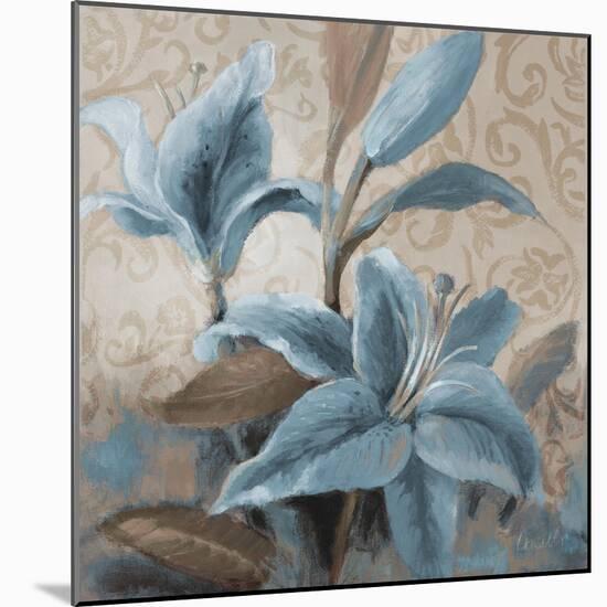 Soft Blue Blooms II-Lanie Loreth-Mounted Art Print