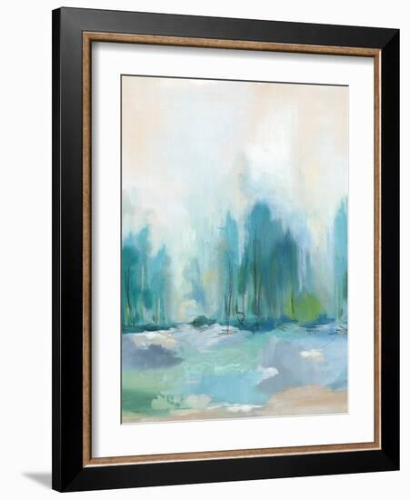 Soft Blue Landscape I-null-Framed Art Print