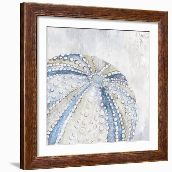 Soft Blue Sea Urchin-Eli Jones-Framed Art Print