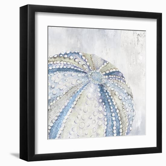 Soft Blue Sea Urchin-Eli Jones-Framed Art Print