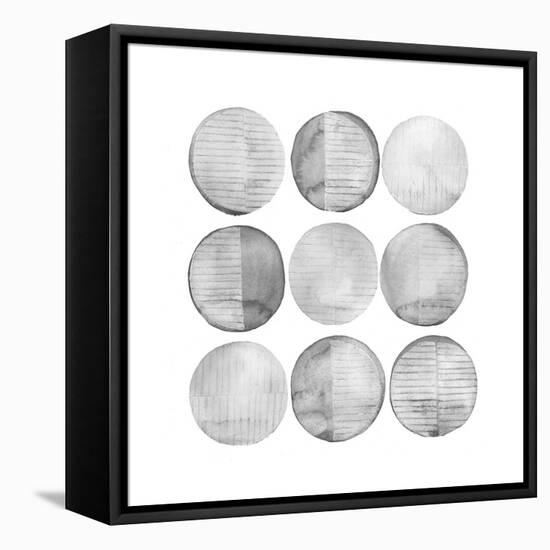 Soft Circles I-Grace Popp-Framed Stretched Canvas