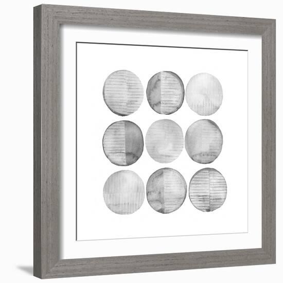 Soft Circles I-Grace Popp-Framed Art Print