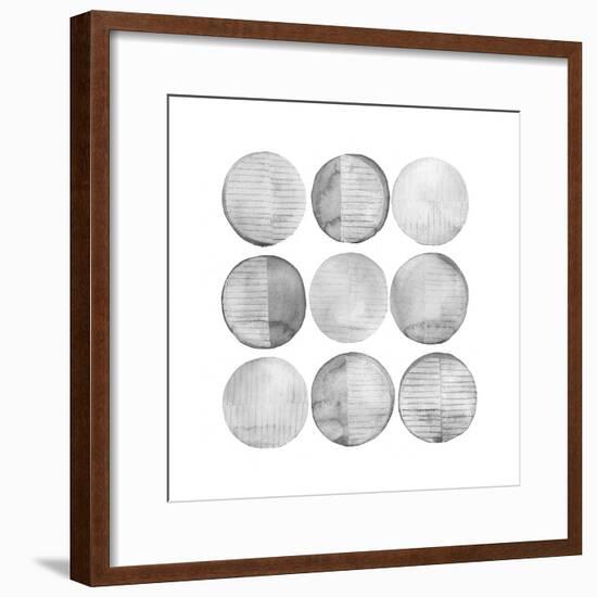 Soft Circles I-Grace Popp-Framed Art Print