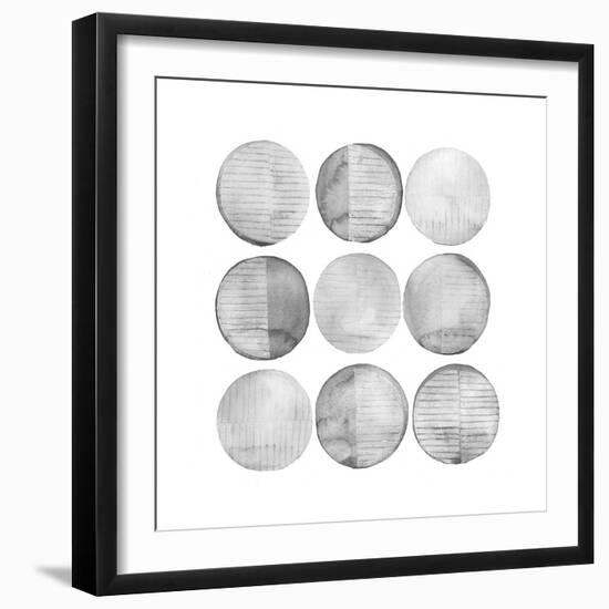 Soft Circles I-Grace Popp-Framed Art Print