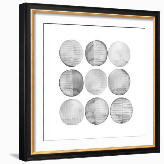 Soft Circles I-Grace Popp-Framed Art Print