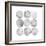 Soft Circles I-Grace Popp-Framed Premium Giclee Print