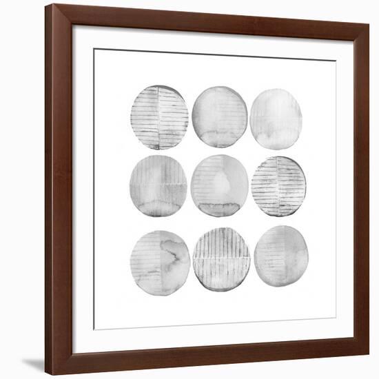 Soft Circles II-Grace Popp-Framed Art Print